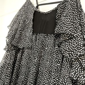 Free People layered ruffle tunic